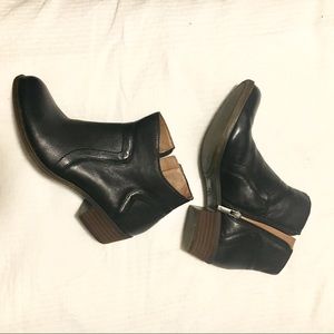 Lucky Brand Black Ankle Booties (Brolley)